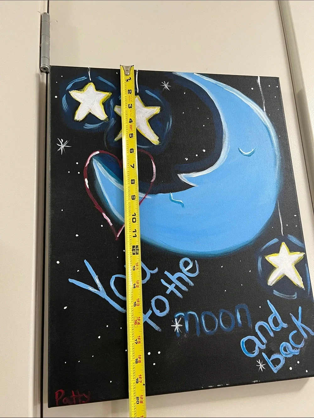 Blue Moon Canvas Wall Art – 